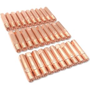 Copper Contact Tips .035'' / .030'' 30-pk Mig Welding Torch 11-30 Accessories for 15AK MIG/MAG Welding Torch MIG Guns (0.030'')