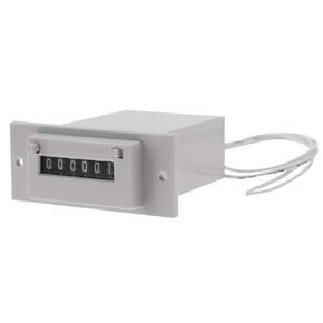 CSK6-YKW 6 Electronic Counter Pulse Counter,Pulse Counter Module 24vac Impulse Counter Digit Electromagnetic Pulse Counter 110VAC220VDC24V (DC24V)