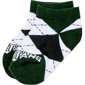 NCAA Michigan State Spartans Unisex Michigan State Baby Argyle No Showmichigan State Baby Argyle No Show, Green, BAX 12-24 Months