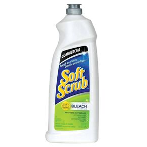 Soft Scrub Commercial Disinfectant Cleanser with Bleach, 36 OZ Bottle (Pack of 6)