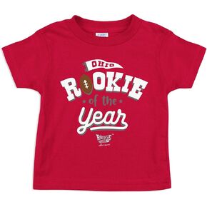 Smack Apparel Rookie of The Year Toddler Tee for Ohio State College Fans (2T-7T)