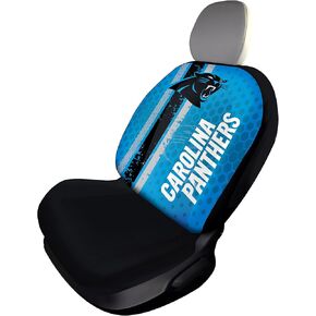 FANMATS NFL - Carolina Panthers SEATCOVERRALLY-Carolina Panthers Rally Seat Cover - Full Color Vivid Design - 1pc