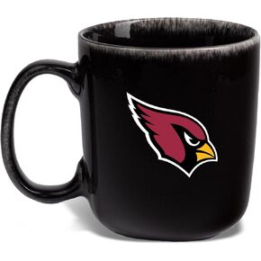 The Memory Company | Licensed NFL 15oz Artisan Black Rim Mug,Detroit Lions