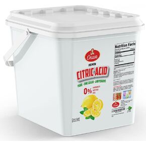 Citric Acid by Onuva, 40 Pound (18.15 kg),Pure Food Grade,Non-GMO Project Verified,Flavor Enhancer&All-Natural Preservative Free Citric Acid for Bath Bombs,Cooking,Homemade Cleaning Supplies
