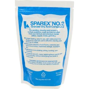 SPAREX No 2 Granular Dry Acid Pickling Compound 10oz for Cleaning Oxidation