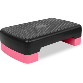 منصة التمارين الرياضية بارتفاع قابل للتعديل من 4 إلى 6 بوصات، معدات اللياقة البدنية، منصة تدريب السائر مع 2 رافع in Kuwait