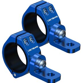 2 PCS Thicken Light Bar Mounting Brackets CNC Aluminum Light Bar Mounts for Off-Road, 360°Adjustable UTV Whip Flag Mount Roll Bar Clamp Fit 1.5''/1.75''/1.85''/2''/2.1'' Roll Cage