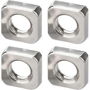 M4 Square Nuts, Machine Screw Nuts, 304 Stainless Steel, Metric, 120Pcs in Kuwait