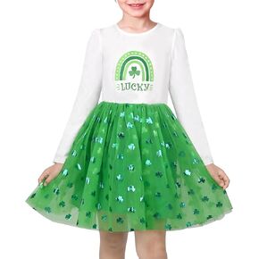 Sunny Fashion Girls Dress Long Sleeve Christmas Owl Sparkling Sequin Tulle