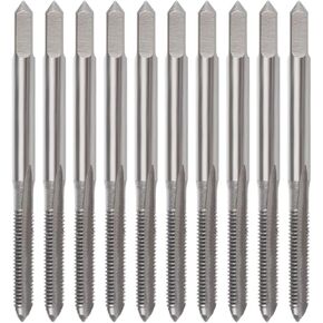 PENCK 6Pcs M4 x 0.7mm Tap Machine HSS Metric Right Hand Thread 3 Straight Flute Taps Taper and Plug
