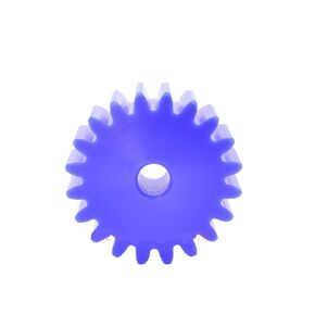 1pcs 12T-36T 1.5M Blue Nylon Spur Gear 12 15 17 18 27 36 Teeth Plastic Flat Cylindrical Drive Gear(12Teeth (Bore 6mm))