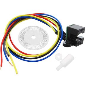 1 pcs 5V Photoelectric Encoder Sensor Module Disk Code Wheel Module Encoder Code Disc Module for Smart car Laser Cutting Quadrature Signal Output