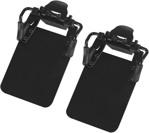 DONGKER Shooting Glasses Blinders Occluder Clip,2 PCS 180° Adjustable Angle Shooting Glasses Patch for Shooting in Kuwait