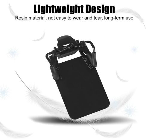 DONGKER Shooting Glasses Blinders Occluder Clip,2 PCS 180° Adjustable Angle Shooting Glasses Patch for Shooting in Kuwait
