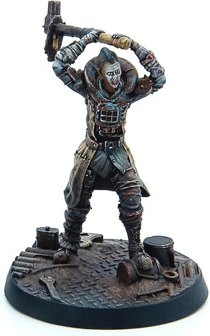 Modiphius: Fallout: Wasteland Warfare - Raiders Overlords - 3 شخصيات، Nuka World Wave، منمنمات غير مطلية متعددة الأجزاء من الراتنج 32 مم، آر بي جي، قواعد ذات مناظر طبيعية in Kuwait