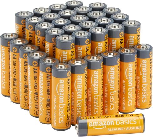 Amazon Basics 8 بطاريات قلوية AA عالية الأداء، 1.5 فولت، مدة صلاحية 10 سنوات in Kuwait