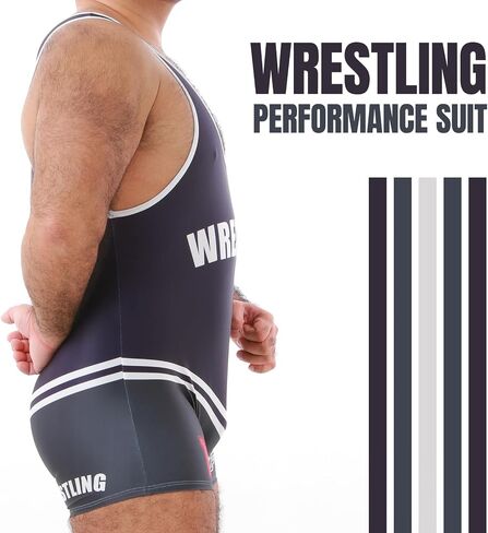 PROPAGANDA Wrestling Silky Short Performance Suit Quick-Drying Singlet for Men Wrestling Tights Men's Bodysuit in Saudi Arabia