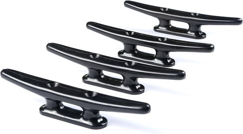 Mxeol Boat Cleat Dock Nylon Cleats,4 Inch 5 Inch 6 Inch 8 Inch,Kayak Rope Cleat Black for Boat Docks,Kayaks,Marine,Nautical Decor,4 Pack in Saudi Arabia