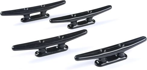 Mxeol Boat Cleat Dock Nylon Cleats,4 Inch 5 Inch 6 Inch 8 Inch,Kayak Rope Cleat Black for Boat Docks,Kayaks,Marine,Nautical Decor,4 Pack in Saudi Arabia
