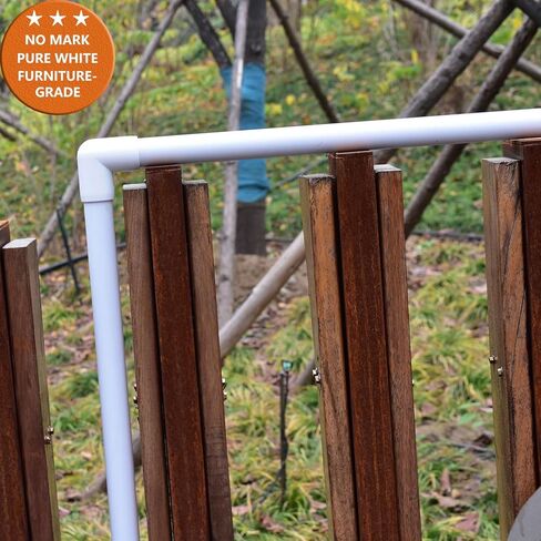 3/4" PVC Pipe, DIY PVC Projects for the Home, Garden, Greenhouse, Farm and Workshop, Sch. 40 Furniture Grade, White [40" x 10 Pack] in Kuwait