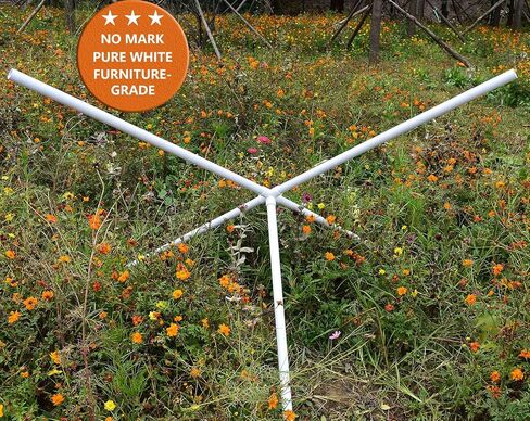 3/4" PVC Pipe, DIY PVC Projects for the Home, Garden, Greenhouse, Farm and Workshop, Sch. 40 Furniture Grade, White [40" x 10 Pack] in Kuwait