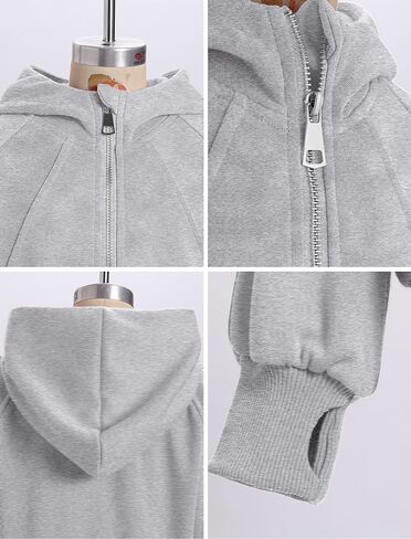 OBEEII Little Girls Sweatshirt Fleece Long Sleeve Zip Up Hoodies Half Zipper Sweatshirt with Pockets Fall Winter Pullover Top in Kuwait