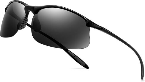SUNGAIT Sport Sunglasses Men Polarized Running Sun Glasses for Men Women Black Men's Sunglasses Shades Fashion UV Protection in Saudi Arabia