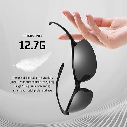 SUNGAIT Sport Sunglasses Men Polarized Running Sun Glasses for Men Women Black Men's Sunglasses Shades Fashion UV Protection in Saudi Arabia