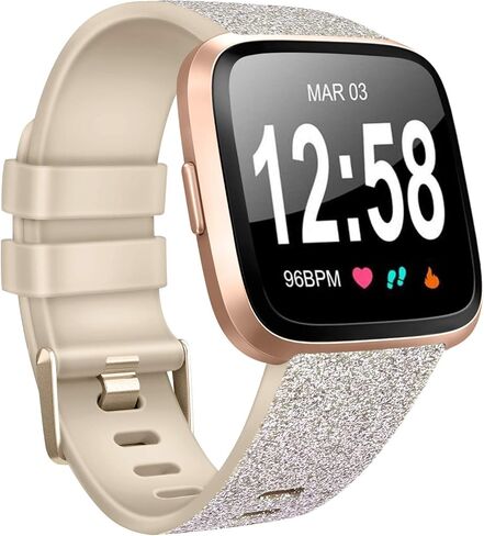 AK Sports Bands Compatible for Fitbit Versa 2/Fitbit Versa/Versa Lite/Versa SE, Soft Elastomer Multi-colors Replacement Wristbands for Fitbit Versa 2 Smart Watch in Kuwait