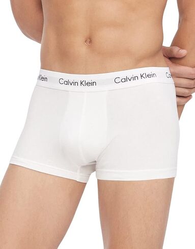 Calvin Klein Men's Stretch Cotton Multipack Low-Rise Trunks in Kuwait