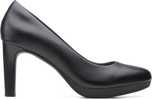 Clarks Women's Ambyr Joy Pump, Navy Leather, 10 Wide in Saudi Arabia