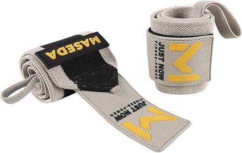 Pro-Grade Weightlifting Wrist Wraps (24") for Gym, Strength Training, and Powerlifting(1 Pair) - Heavy-Duty Thumb Loop Straps for Maximum Wrist Support in Bodybuilding & Fitness (Men & Women) in Kuwait