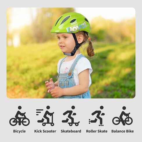 RoyalBaby Kids Helmet 0.47 lb Ultra-Lightweight & Adjustable for Ages 5-13 Years, Ideal for Cycling, Scooter, Balance Bike & More Sports, 4 Vibrant Colors Available in Saudi Arabia