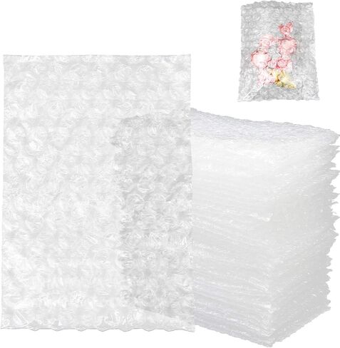 200 Pack 4x6 Inch Bubble Cushion Wrap Bags for Shipping Packing Small Clear Bubble Out Pouches Double Walled Bubble Cushioning Bags for Moving Storage in Kuwait
