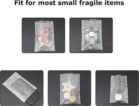 200 Pack 4x6 Inch Bubble Cushion Wrap Bags for Shipping Packing Small Clear Bubble Out Pouches Double Walled Bubble Cushioning Bags for Moving Storage in Kuwait