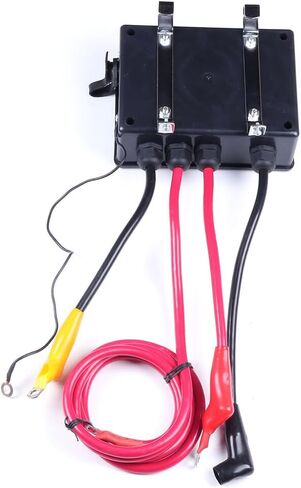 SCITOO - 12V Electric Winch Synthetic Rope Truck For Jeep 13000LB Trailer 4WD with Waterproof Soft Winch Cover in Saudi Arabia