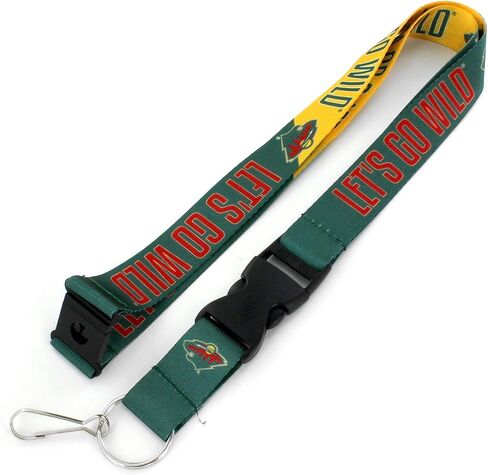 NHL Slogan Lanyard - Safety Breakaway Neck Lanyard - ID Badge Holder in Saudi Arabia