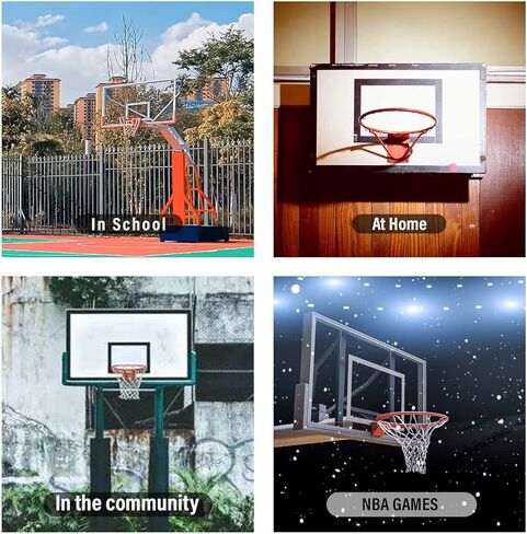 شبكة كرة سلة psler للاستخدام الخارجي، شبكة كرة سلة قياسية بقياس 22 بوصة وتحتوي على 12 حلقة، مناسبة للمنافسة الاحترافية الداخلية والخارجية. (2 شبكات (أبيض)) in Kuwait