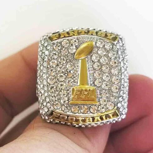 Fantasy Football Ring Championship Ring Heavy FFL Champions Ring in Saudi Arabia