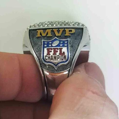 Fantasy Football Ring Championship Ring Heavy FFL Champions Ring in Saudi Arabia