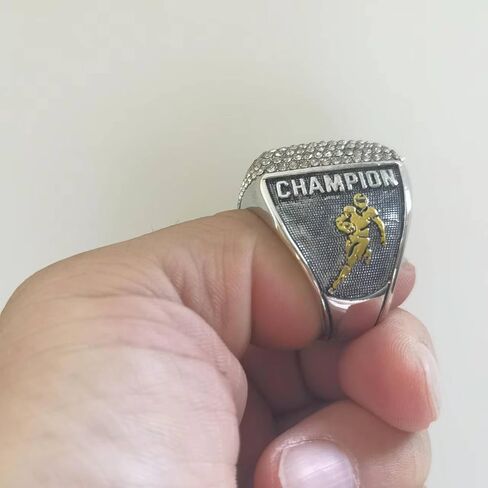 Fantasy Football Ring Championship Ring Heavy FFL Champions Ring in Saudi Arabia