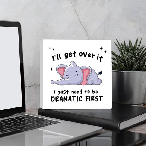 Crawl Walk Fish Funny Decoration,Wooden Plaque Sign Box Sign For Home Baby Bedroom Office Table Shelf.(044) in Saudi Arabia