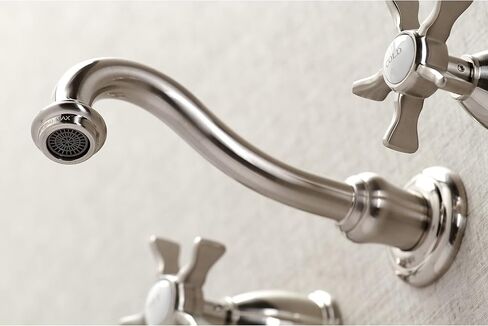 Kingston Brass KS3127NX Hamilton Bathroom Faucet, Brushed Brass in Kuwait
