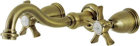 Kingston Brass KS3127NX Hamilton Bathroom Faucet, Brushed Brass in Kuwait