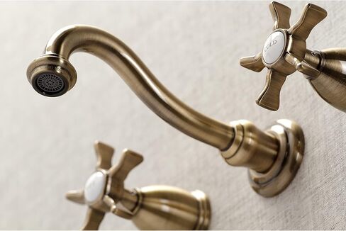 Kingston Brass KS3127NX Hamilton Bathroom Faucet, Brushed Brass in Kuwait