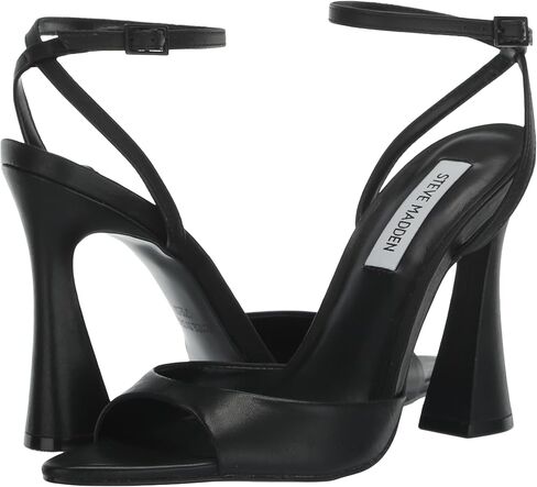 Steve Madden Women's Beki Heeled Sandal, Clear/Blush, 9 in Saudi Arabia