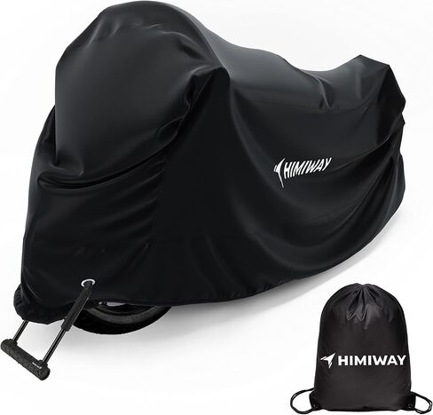 Himiway UPGRADE Bike Cover for 1 Fat Tire Bike or 2 Bikes THICKENED Bicycle Cover 600D Heavy Duty Ripstop Material Bike Rain Cover IP65 Waterproof Outdoor Storage Anti Dust Rain Snow UV for All Bikes in Saudi Arabia