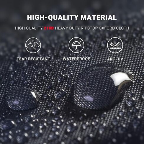 Himiway UPGRADE Bike Cover for 1 Fat Tire Bike or 2 Bikes THICKENED Bicycle Cover 600D Heavy Duty Ripstop Material Bike Rain Cover IP65 Waterproof Outdoor Storage Anti Dust Rain Snow UV for All Bikes in Saudi Arabia