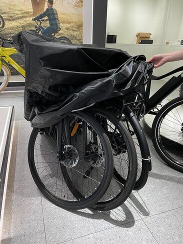 Himiway UPGRADE Bike Cover for 1 Fat Tire Bike or 2 Bikes THICKENED Bicycle Cover 600D Heavy Duty Ripstop Material Bike Rain Cover IP65 Waterproof Outdoor Storage Anti Dust Rain Snow UV for All Bikes in Saudi Arabia