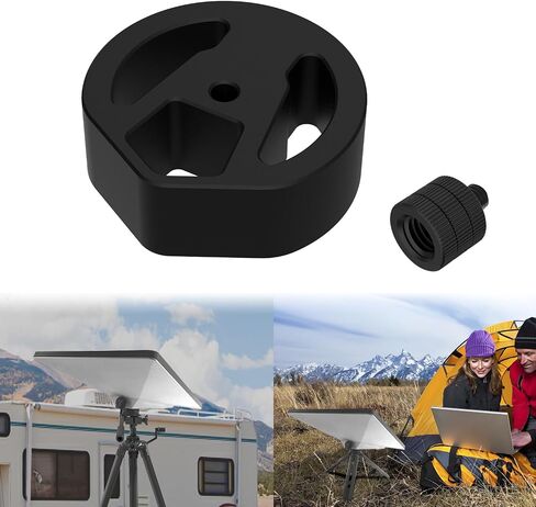 Starlink Mini Tripod Mounting Adapter,Tailored for 1/4 Nuts,1/4 "to 20 and 3/8" to 16 Threads,Compatible with Most Tripod Sizes in Saudi Arabia